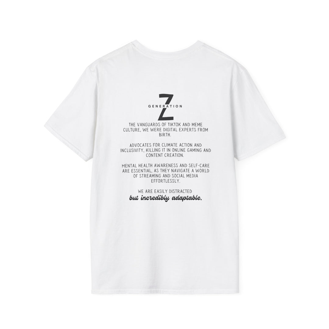 Digital Expert Softstyle T-Shirt - Climate Action & Inclusivity Advocate Tee Funny - Ideal for TikTok, Meme Culture, Online Gaming