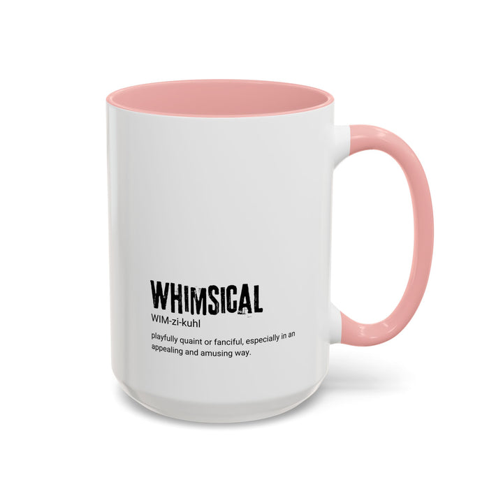 Whimsical Accent Coffee Mug - Playful and Fun Drinkware for Home, Gift for Coffee Lovers, Unique Kitchen Decor, Birthday, Holidays