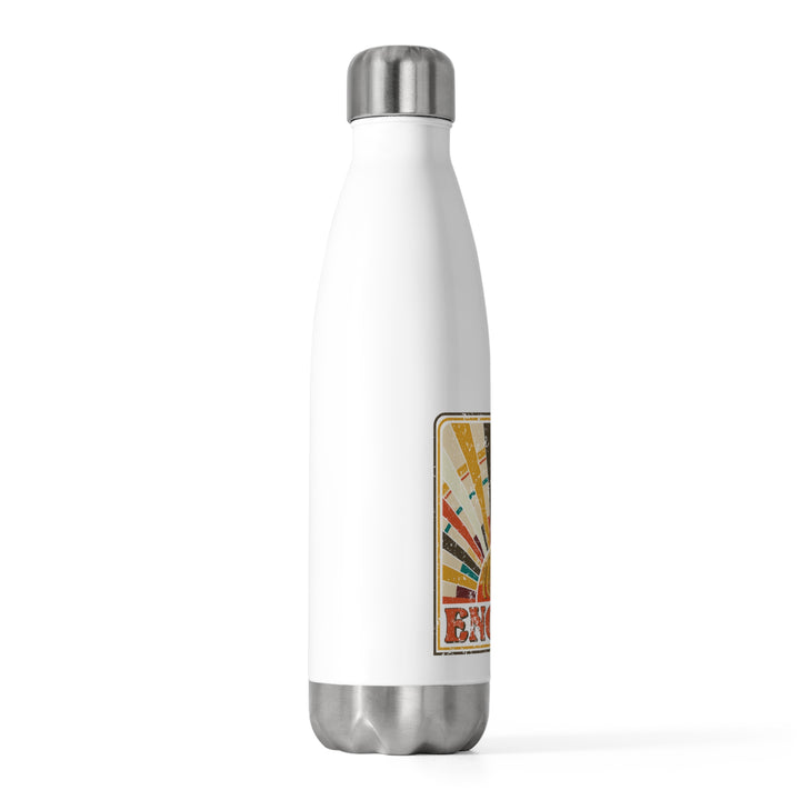 Motivational 20oz Insulated Bottle - You Are Enough - Stylish Functional for Eco-Conscious Individuals Hiking, Commuting, Fitness Classes