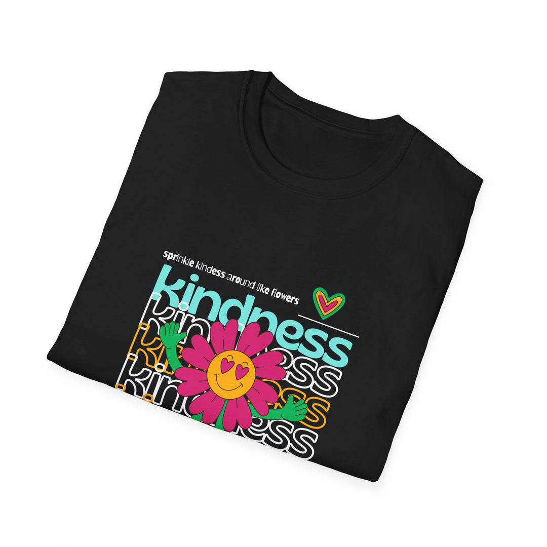 Kindness Floral Unisex Softstyle T-Shirt | Spread Positivity & Love