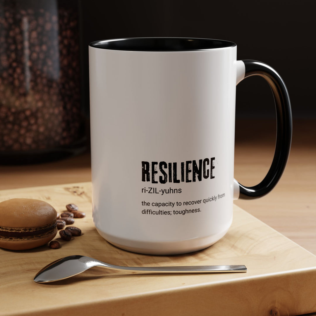 Resilience Coffee Mug, Motivational Cup, Gift for Her, Inspirational Quote, Self-Care, Office Mug, Unique Housewarming Gift