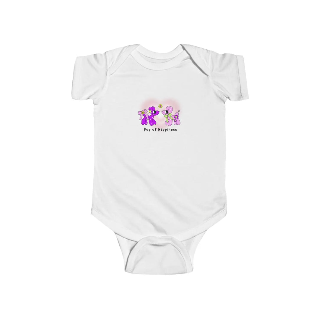 Adorable Infant Bodysuit - Cute Baby Clothing Newborn Gift Shower Toddler Outfit Birthday Celebration - White / NB