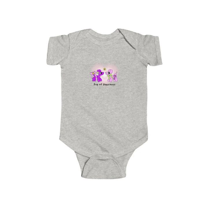 Adorable Infant Bodysuit - Cute Baby Clothing Newborn Gift Shower Toddler Outfit Birthday Celebration - Ash / 12M