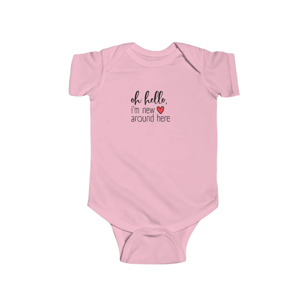 Adorable Infant Bodysuit - Perfect for Newborns Baby Showers Gift New Parents Cute Outfit Everyday Wear - Pink / NB