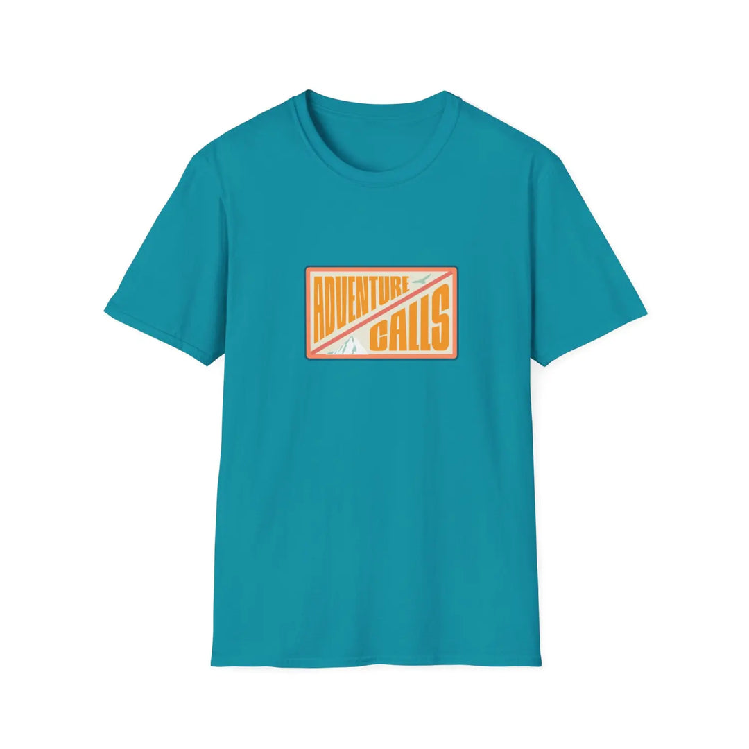 Adventure Calls T-Shirt Perfect for Outdoor Enthusiasts Summer Vibes Camping Trips Gifts Adventurers Nature Lovers Tee