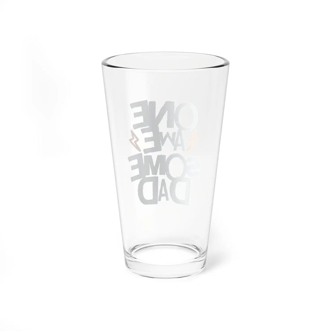 Awesome Dad Mixing Glass 16oz - Perfect Gift for Father’s Day Birthday Home Bar Personal Use Custom Glassware - Mug