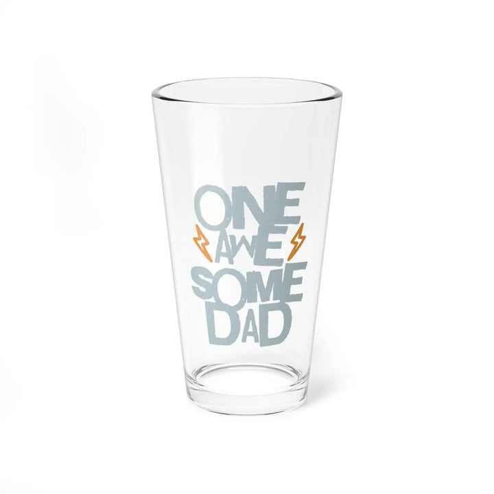Awesome Dad Mixing Glass 16oz - Perfect Gift for Father’s Day Birthday Home Bar Personal Use Custom Glassware - Mug