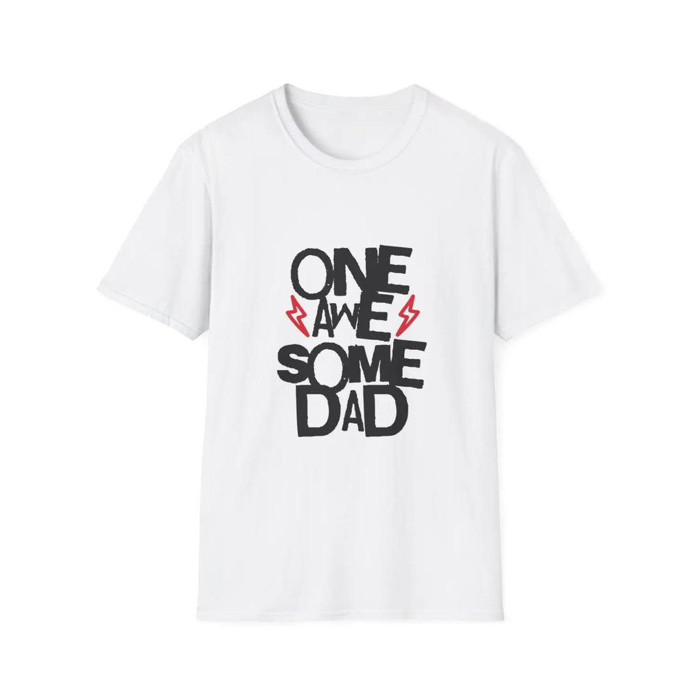 Awesome Dad T-Shirt Father’s Day Gift Humor Tee Unisex Cotton Shirt Birthday for Casual Wear - XS / White