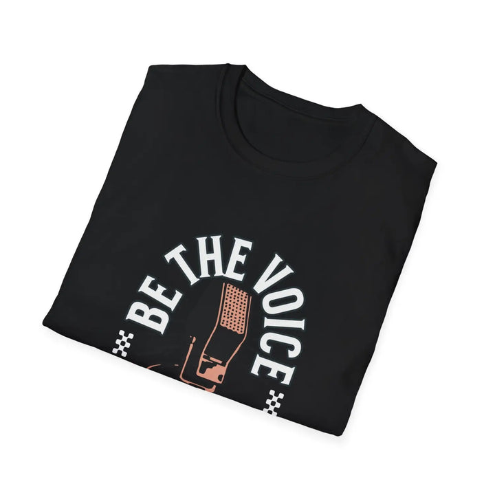 Be The Voice T-Shirt - Unisex Softstyle Tee Music Lover Gift Concert Apparel Casual Wear Creative Expression
