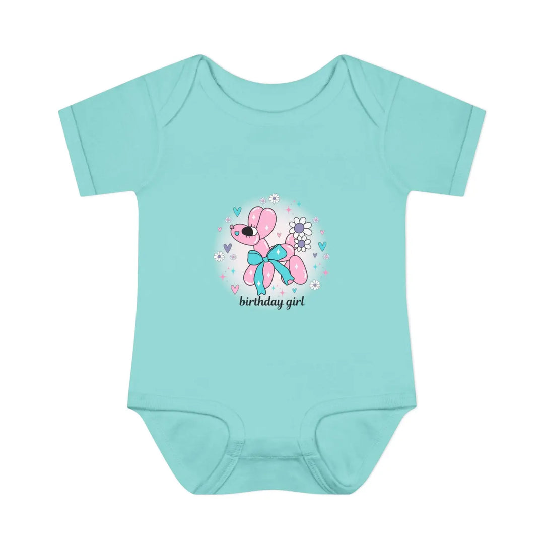 Birthday Girl Infant Bodysuit Cute Baby Outfit Newborn Gift Shower First Floral Design - NB (0-3M) / Chill - Kids