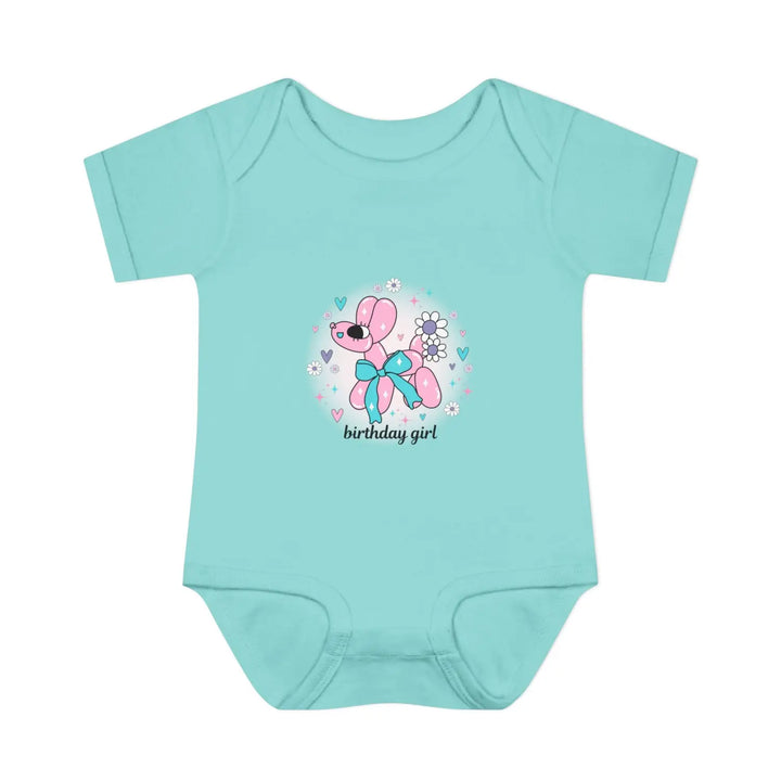 Birthday Girl Infant Bodysuit Cute Baby Outfit Newborn Gift Shower First Floral Design - NB (0-3M) / Chill - Kids