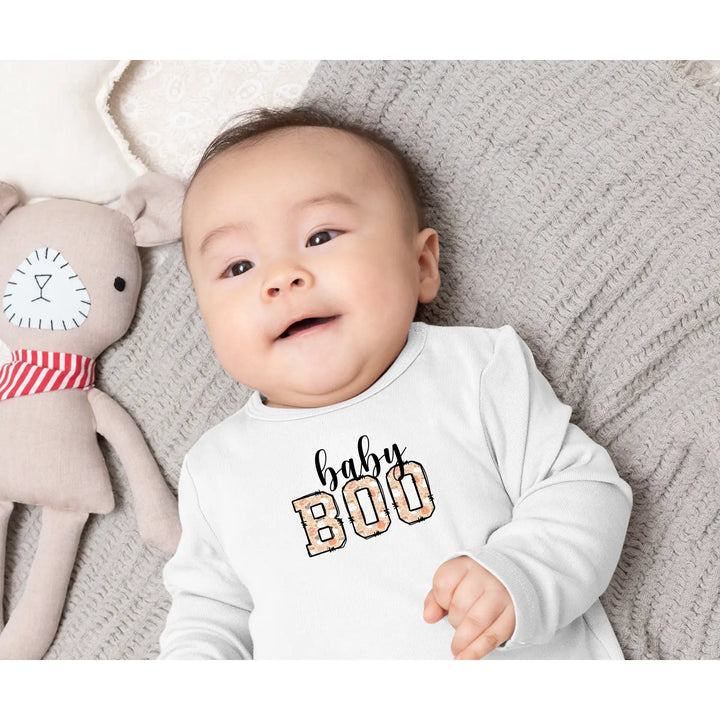 Boo Baby Bodysuit - Adorable Halloween Infant Outfit for Celebrations Newborn Gift Trick-or-Treat Cute Shower Costume