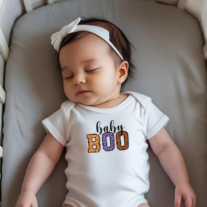 Boo Baby Bodysuit - Adorable Halloween Infant Outfit for Celebrations Newborn Gift Trick-or-Treat Cute Shower Costume