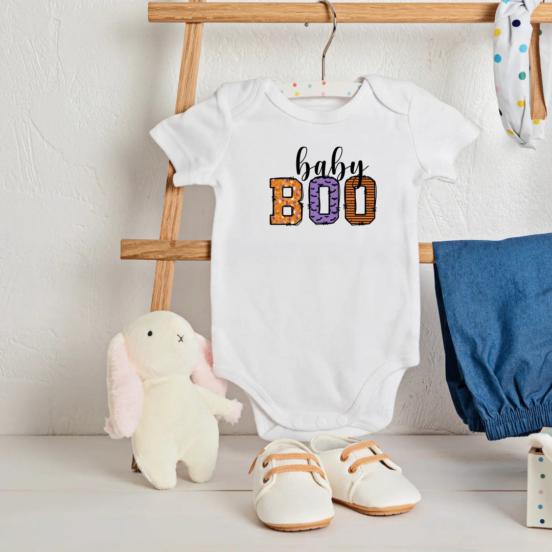 Boo Baby Bodysuit - Adorable Halloween Infant Outfit for Celebrations Newborn Gift Trick-or-Treat Cute Shower Costume