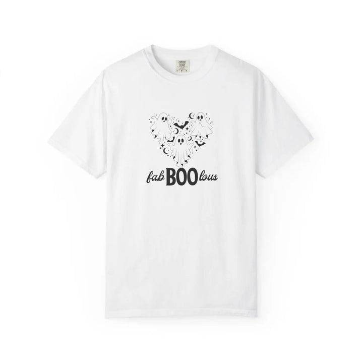 Boo tiful Unisex T Shirt Halloween Funny Fall Tee Gift for Her Spooky Vibes Fashion Casual Outfit White / S