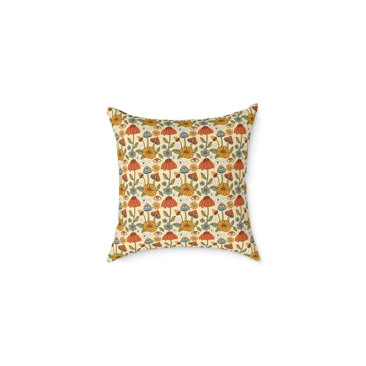 Botanical Pattern Square Pillow for Cozy Home Decor - 16’’ ×