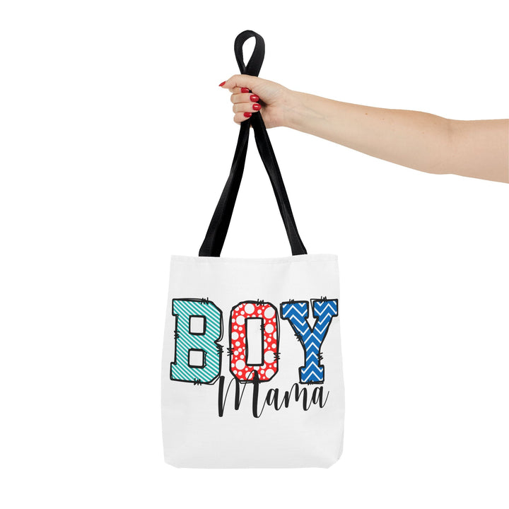 Boy Mama Tote Bag Cute Gift for Moms Kids’ Birthday Daily Use Stylish Diaper Baby Shower - Bags