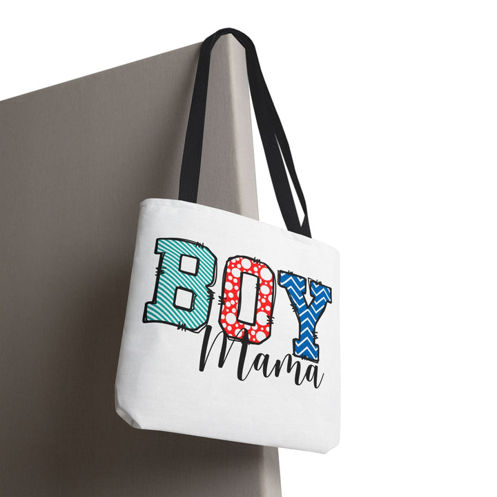 Boy Mama Tote Bag Cute Gift for Moms Kids’ Birthday Daily Use Stylish Diaper Baby Shower - Bags