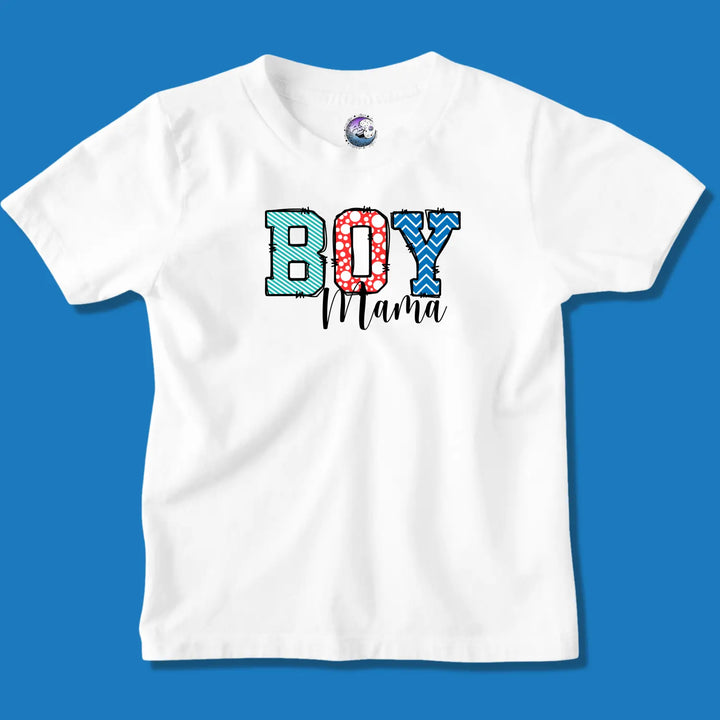 Boy Mama Women’s Softstyle Tee Colorful Graphic Mom Gift T-Shirt Proud Shirt Casual Wear Family Idea