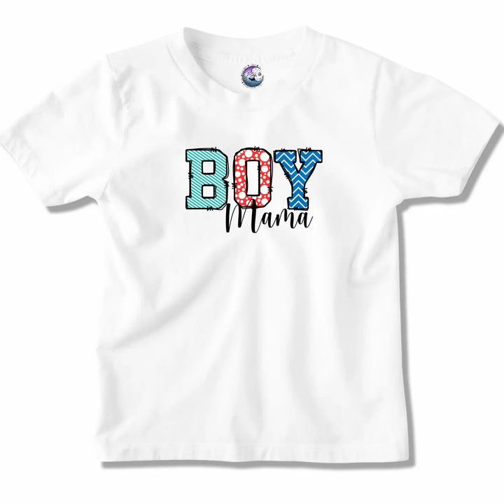 Boy Mama Women’s Softstyle Tee Colorful Graphic Mom Gift T-Shirt Proud Shirt Casual Wear Family Idea