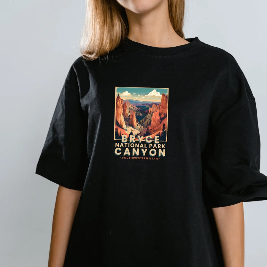 Bryce Canyon National Park Vintage Tee Nature Lover Gift Adventure Shirt Travel Souvenir Unisex T-Shirt