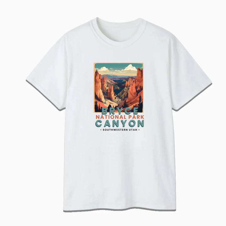 Bryce Canyon National Park Vintage Tee Nature Lover Gift Adventure Shirt Travel Souvenir Unisex T-Shirt