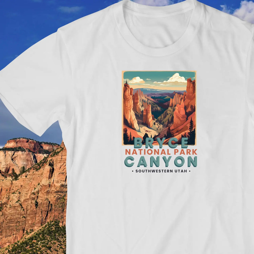Bryce Canyon National Park Vintage Tee Nature Lover Gift Adventure Shirt Travel Souvenir Unisex T-Shirt