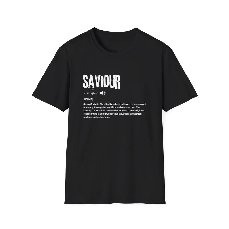 Christian Saviour Definition T-Shirt - XS / Black