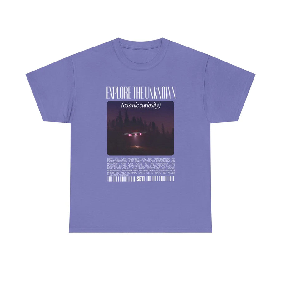 Cosmic Curiosity T Shirt for Exploring the Wonders of Universe - Violet / S - T-Shirt