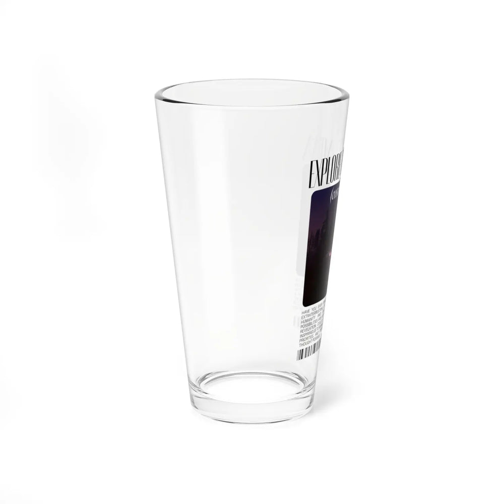 Cosmic Mixing Glass: 16oz Universe Mystery Design for Science Lovers Alien Collectors & Beer Enthusiasts - Mug