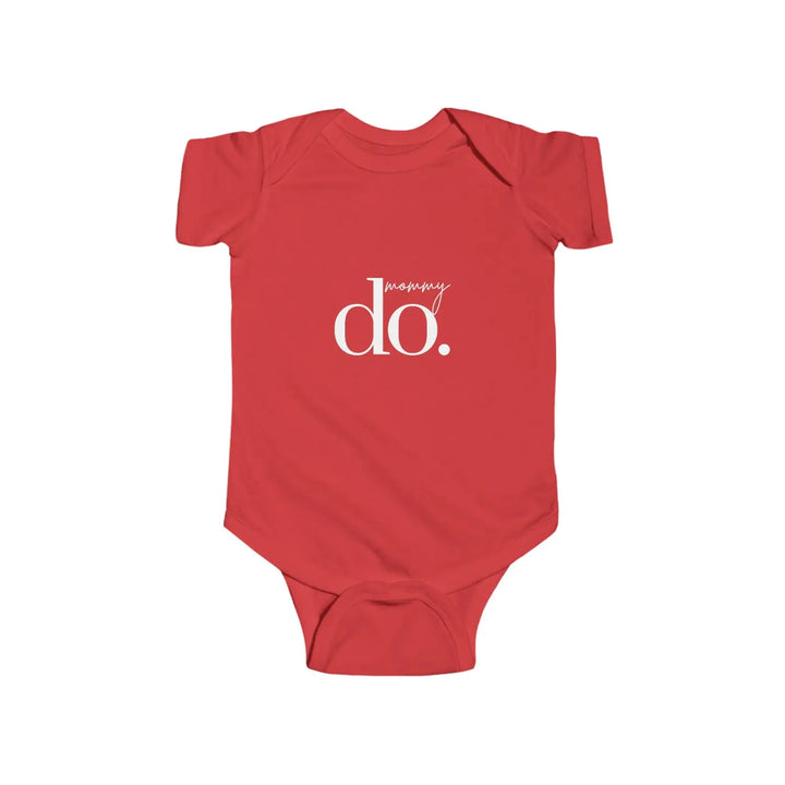 Cute Infant Bodysuit with ’Do.’ Design | Baby Shower Gift Newborn Outfit Toddler Clothing Clothes Unisex Wear - Red