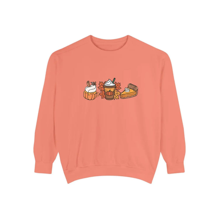 Fall Harvest Unisex Sweatshirt Cozy Pumpkin Casual Apparel Thanksgiving Gift Autumn Hoodie Terracotta / S