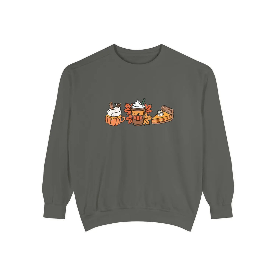 Fall Harvest Unisex Sweatshirt Cozy Pumpkin Casual Apparel Thanksgiving Gift Autumn Hoodie Pepper / S
