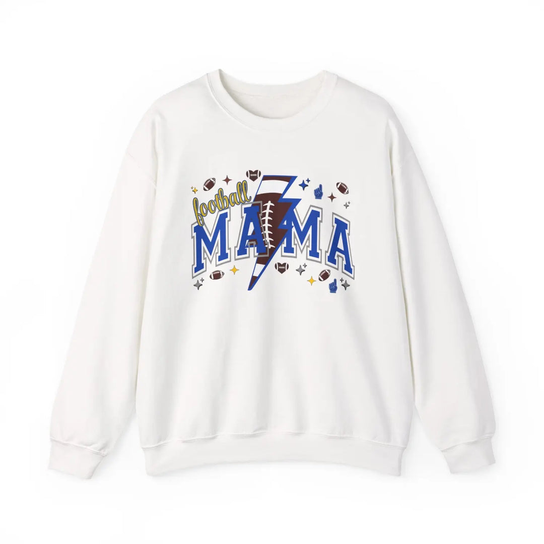 Football Mama Crewneck Sweatshirt | Gift for Sports Moms Casual Wear Season Apparel Cozy Unisex Team Spirit Clothing