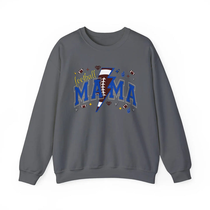 Football Mama Crewneck Sweatshirt | Gift for Sports Moms Casual Wear Season Apparel Cozy Unisex Team Spirit Clothing