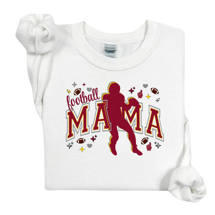 Football Mama Crewneck Sweatshirt Perfect for Game Day Gifts Sports Moms Cozy Style Fall Team Spirit Apparel