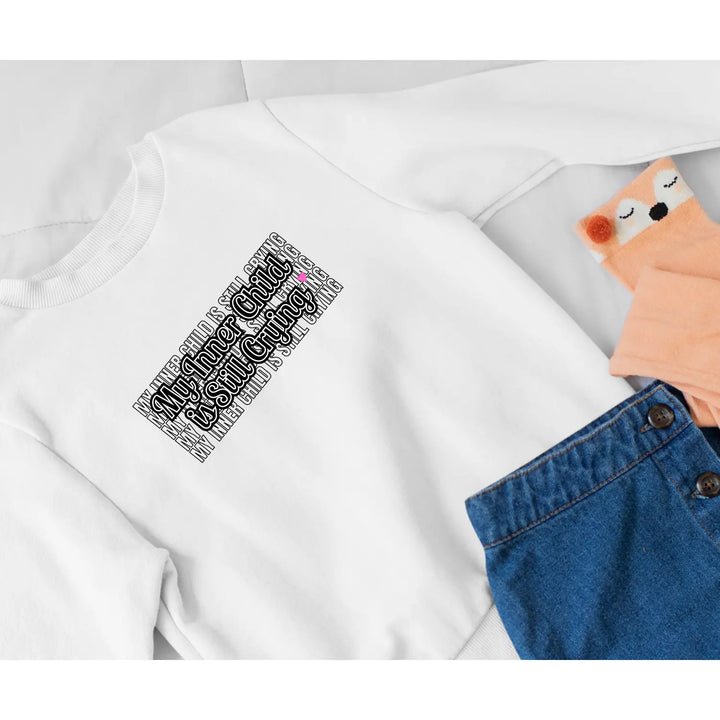 Funny Parent Sweatshirt Mental Health Awareness Crewneck Humorous Mom Dad Shirt Stress Relief Tee Unisex Joke Parenting