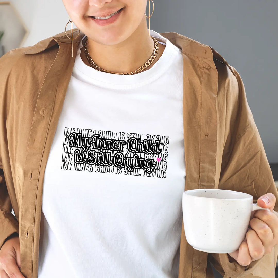 Funny Parent Unisex Softstyle T-Shirt Mom Dad Humor Tee Inner Child Stress Relief Shirt Life Gift Parenting Tee,