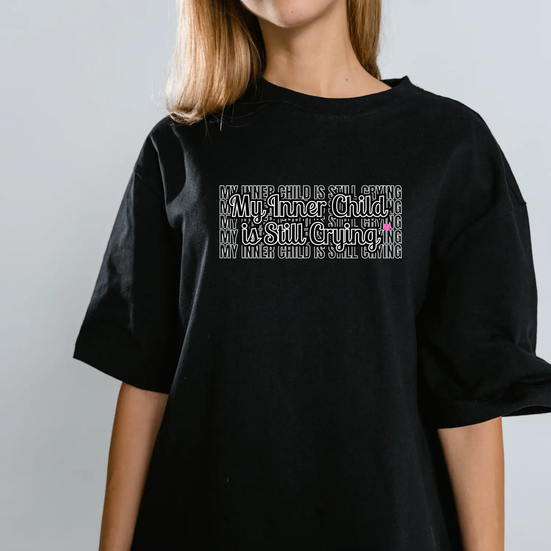 Funny Parent Unisex Softstyle T-Shirt Mom Dad Humor Tee Inner Child Stress Relief Shirt Life Gift Parenting Tee,