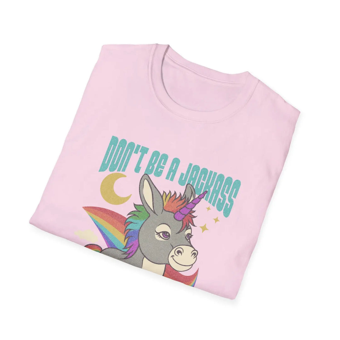 Funny Unicorn T-Shirt - Don’t Be a Jerk Kindness Matters Cute Gift for Friends Family Birthday Casual Wear Lovers