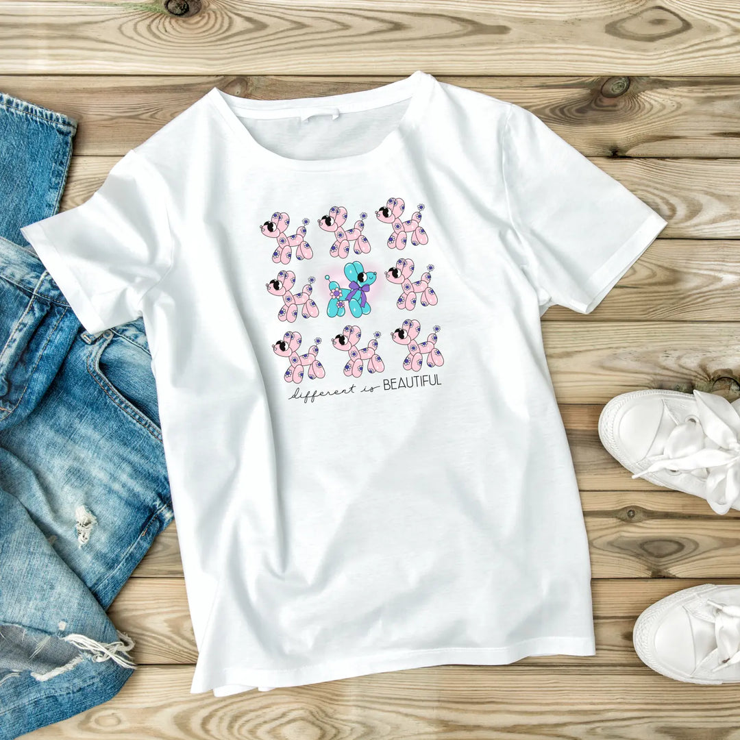 Garment-Dyed T-shirt with Playful Puppies Design Cute Animal Tee Unisex Casual Wear Gift for Dog Lovers Birthday