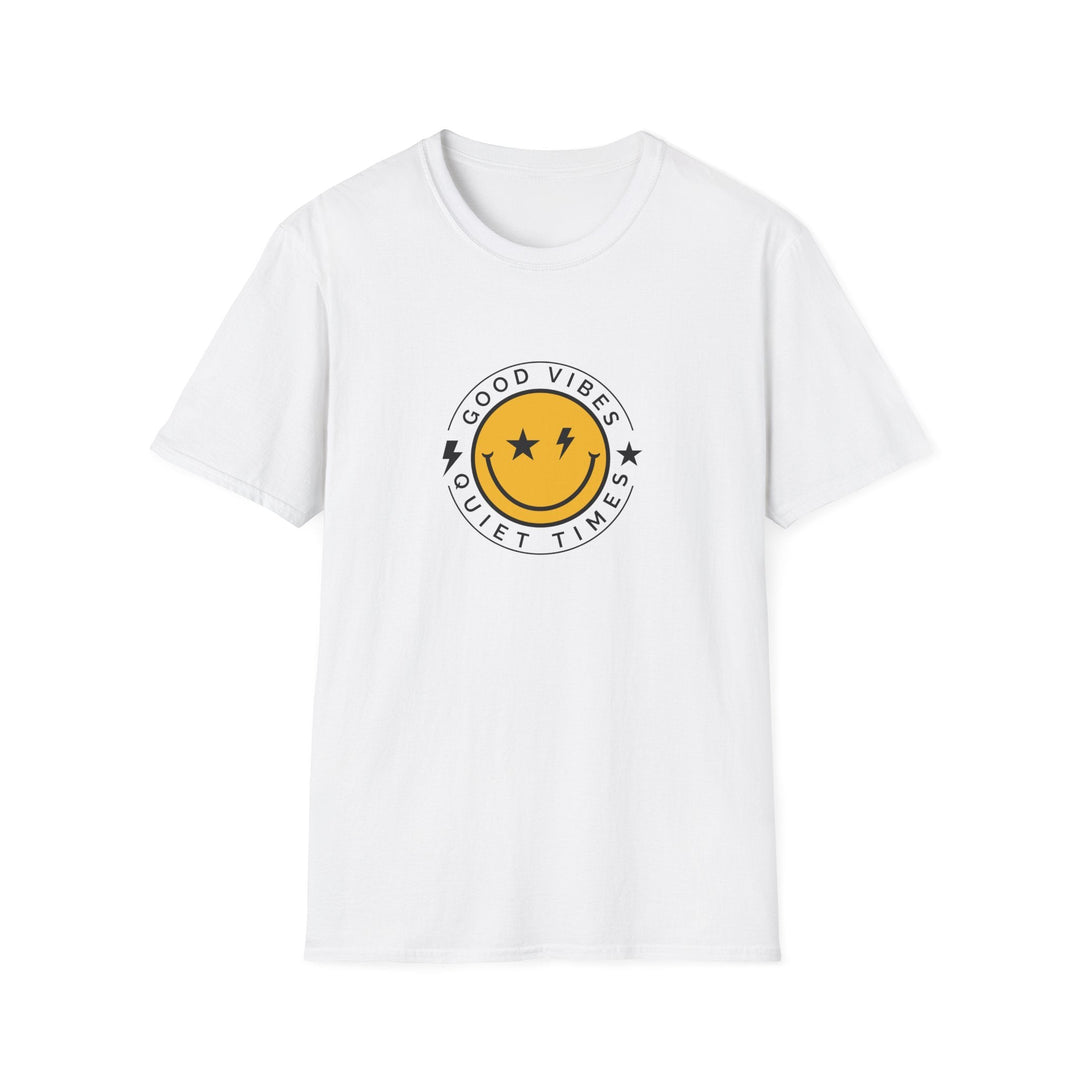 Good Vibes Unisex T-Shirt Casual Tee Gift for Friends Summer Style Fun and Relaxed Attire Positive Only - White / XS