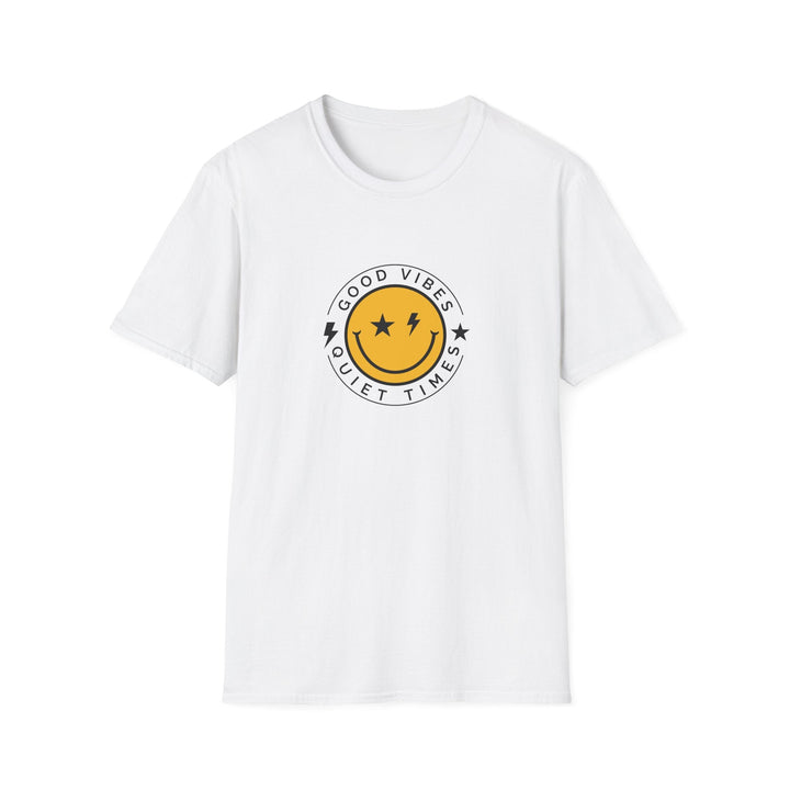 Good Vibes Unisex T-Shirt Casual Tee Gift for Friends Summer Style Fun and Relaxed Attire Positive Only - White / XS