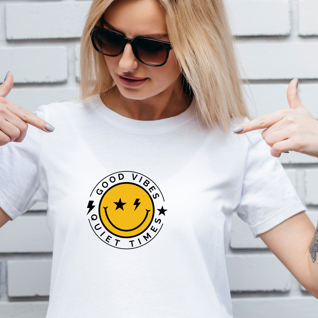 Good Vibes Unisex T-Shirt Casual Tee Gift for Friends Summer Style Fun and Relaxed Attire Positive Only