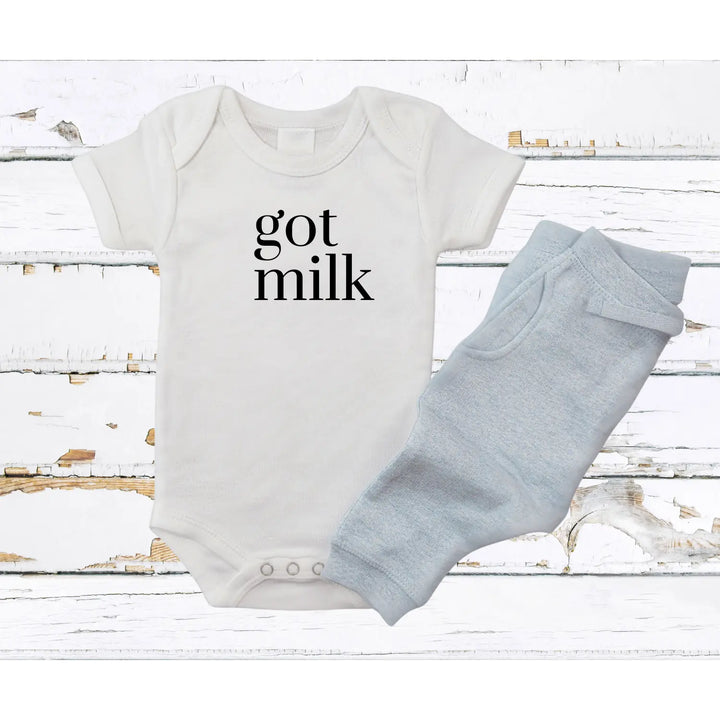 Got Milk? Infant Bodysuit Cute Baby Outfit Funny Shower Gift Newborn Clothes Summer Wear Unique Apparel - Kids clothes