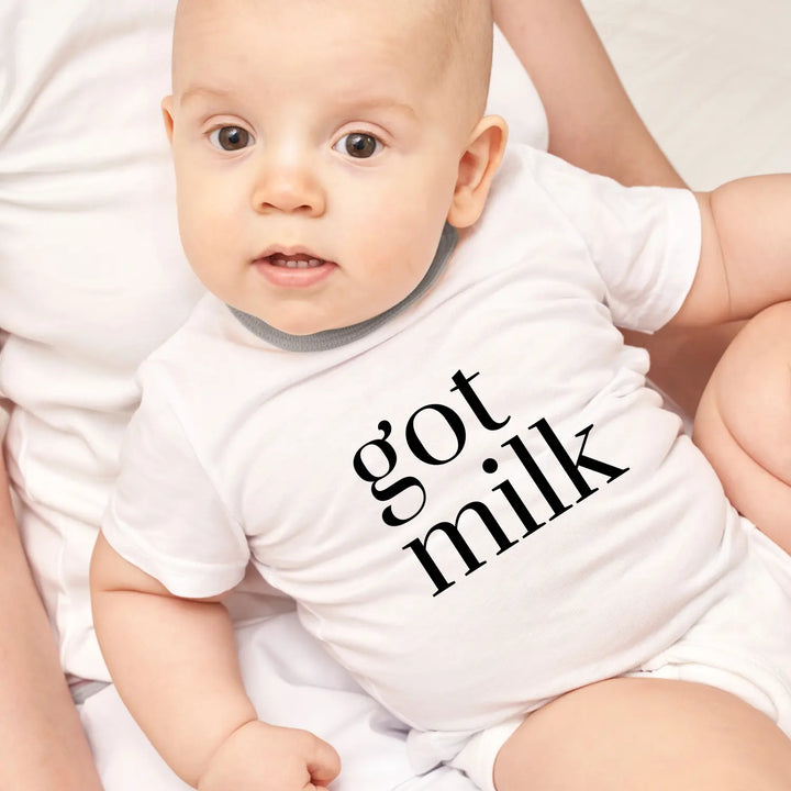 Got Milk? Infant Bodysuit Cute Baby Outfit Funny Shower Gift Newborn Clothes Summer Wear Unique Apparel - Kids clothes