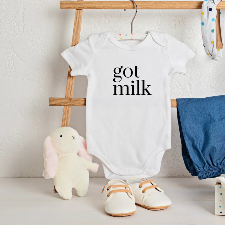 Got Milk? Infant Bodysuit Cute Baby Outfit Funny Shower Gift Newborn Clothes Summer Wear Unique Apparel - Kids clothes
