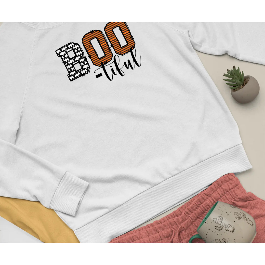 Halloween Unisex Crew Sweatshirt Cozy Boo Pullover Spooky Season Apparel Fall Fashion Gift for Lovers