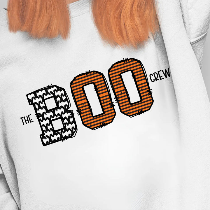 Halloween Unisex Crew Sweatshirt Cozy Boo Pullover Spooky Season Apparel Fall Fashion Gift for Lovers