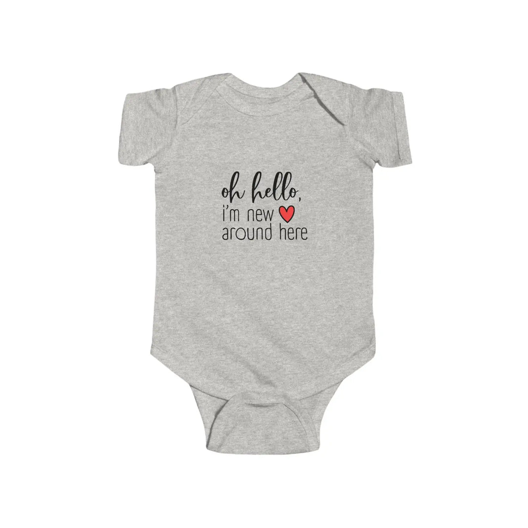 Hilarious Baby Bodysuit Newborn Gift Infant Clothes Shower Outfit First Humor New Parents - Ash / 12M - Kids clothes